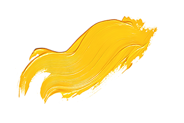 gelber Farbkleks